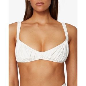 WeWoreWhat Scrunchie Bikini Top